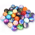 thumbnail image 1 of Bouncy Balls Pollieay Galaxy, 30 unidades, 32 mm, regalos de goma para fiestas espaciales, 1 of 7