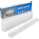 thumbnail image 1 of 5 Meter Pigeon Spikes, 3 Rows Plastic Pigeon Repellent Bird Repellent Crow Repeller Cat Repellent For Balcony, Fences And Roof - Pack Of 12 (white), 1 of 4
