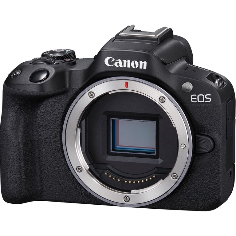 Canon EOS R50 Mirrorless Camera (Black) Body Only + SanDisk 64 GB