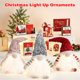 thumbnail image 4 of Juguete Sin Rostro Iluminado Muñeca Navideña Decorada Con Sombrero Lentejuelas Y Adornos Luminosos Lindo Dw (D), 4 of 9