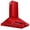Red, variant on KOSTCH 36 inch Convertible Ducted Wall-Mount Range Hood, 600 CFM Kitchen Vent Hood with 3 Speed Exhaust Fan & LED Light, Kitchen Range Hood with Touchscreen Control Panel & Remote Control