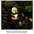 thumbnail image 4 of Fiudx Lámpara Solar de Resina, Decoración Led para Jardín, Enchufe de Tierra Impermeable, Iluminación Exterior para Jardín, Diseño Resistente a La Intemperie, Camino de Jardín, Decoración para Fiesta, 4 of 6