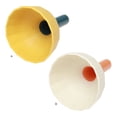 thumbnail image 3 of Embudo de conservas Flexible, tarros de comida, herramientas de llenado de colado, contador de casa, cocina, Picnics, verter, accesorios antisalpicaduras, amarillo y azul Inevent HA012303-01B, 3 of 7