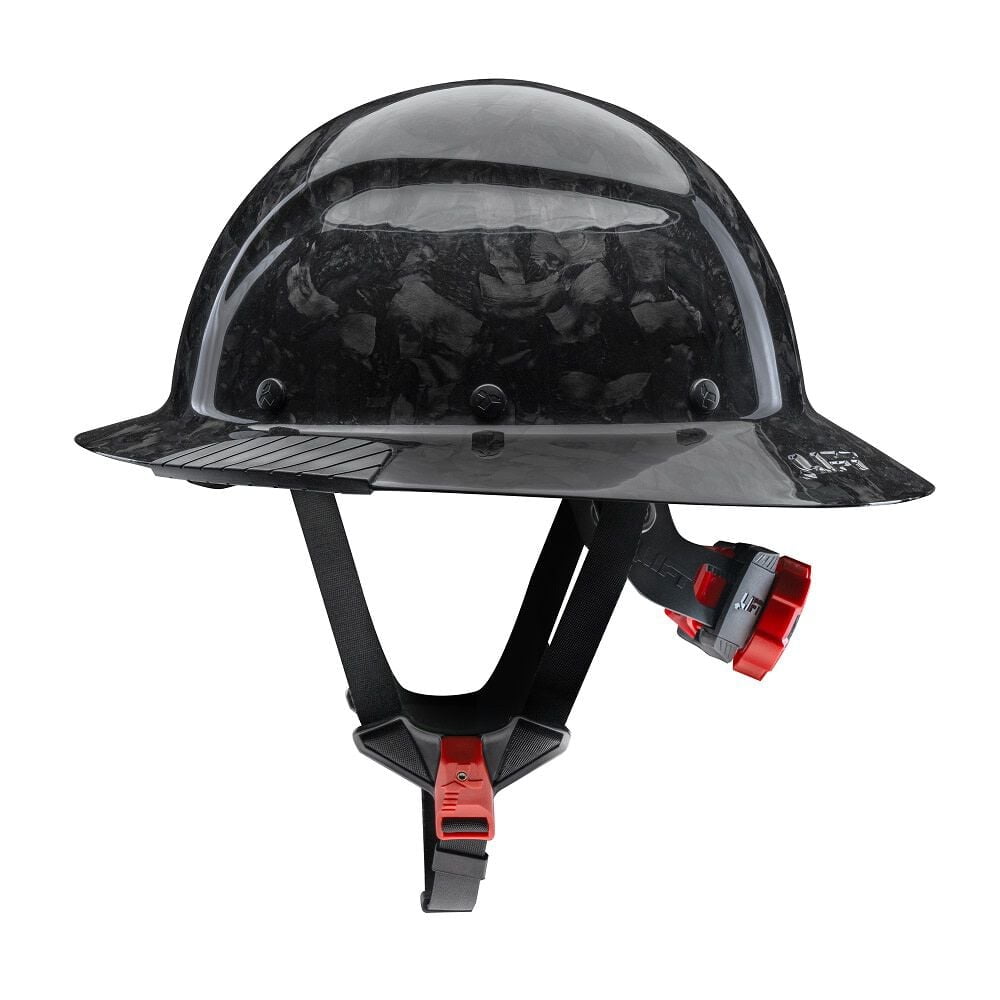 Lift Safety Forged Carbon Fiber Dax Hard Hat, Full Brim, Gloss
