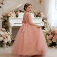 thumbnail image 7 of CHEEREAM Elegant Dress For Kids Puffy Layered Sleeveless Birthday Party Dresses Embroidered Princess Tulle Maxi Dress for Girls, 7 of 7
