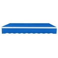 thumbnail image 6 of Awntech 12' x 10' Maui Manual Patio Retractable Awning Acrylic Fabric, Bright Blue, 6 of 7