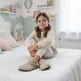 thumbnail image 3 of Cushionaire Hana Kids Clogs Slip On Potato Shoes or Boys and Girls with Adjustable Buckle & Cork Footbed & Arch Support, 3 of 9
