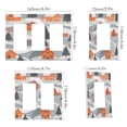 thumbnail image 2 of Yayeee Rocker Switch Wall Plate 3-Gang 6.5"x4.6" Home Decorative Outlet Cover, Gray Snow Houses, 2 of 6