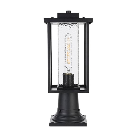 Elegant Lighting Philip 7 inch Outdoor Pendant in Black