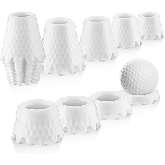 8 Pack ‌TPU Unbreakable Golf Tees Height from 1/4" to 2" Home Practice Training Golf Simulator Tees for Outdoor Indoor Winter Turf and Driving Range Golf (Copyright Application in Progress)
