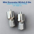 thumbnail image 6 of M14×1.5 DIN Crimp-On Hydraulic Fitting 1/4" Hose I.D Chinese Mini Excavators, 6 of 10