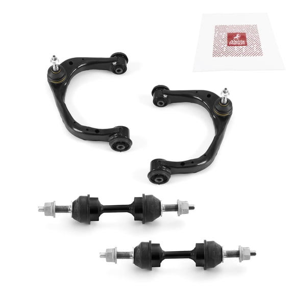 Metrix Premium Chassis Parts - 4 PC Front L/R Upper Control Arm & Front Sway Bar Stabilizer End Link Kit Fits 18-21 Ford Expedition, 15-20 F-150, 18-21 Lincoln Navigator, RK623340, RK623339, K750074