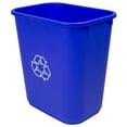 thumbnail image 2 of Storex 24 Liter Medium Waste & Recycling Basket - Blue, 2 of 2