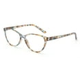 thumbnail image 2 of M+ Plano Blue Light Lens Injection Womens Frames, Linda, Crystal Tortoise, 54.0-15.5-145, with Case, 2 of 8