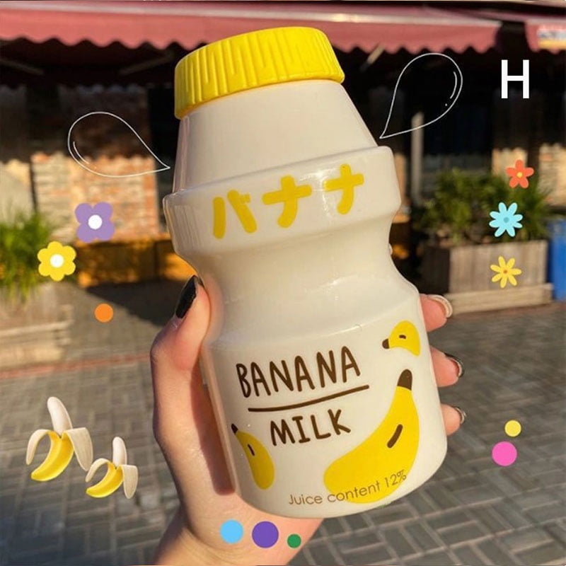 480ml Plastic Water Bottle Drinking Bottle Shape Cute Kawaii Milk Shaker  Bo.t2