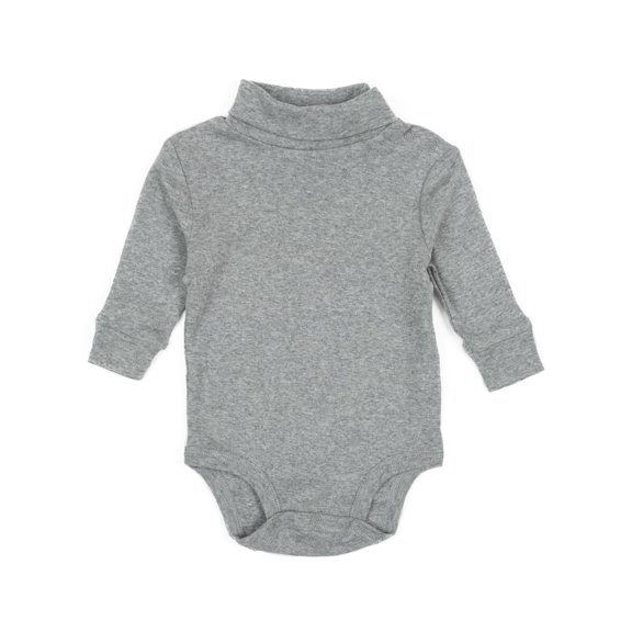 Body Leveret para bebé, cuello alto, color liso, unisex