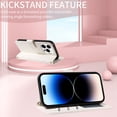 thumbnail image 2 of Crossbody Wallet Case for iPhone 16e, with Detachable Shoulder Strap & Wrist Strap, Magnetic Clasp Flip Kickstand Card Holder, PU Leather Shockproof for Women Girls Purse Cover, White, 2 of 14