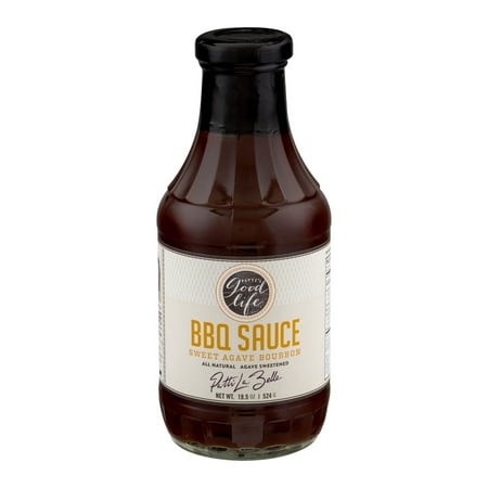 Patti's Good Life BBQ Sauce Sweet Agave Bourbon, 18.5 OZ (3 Pack)
