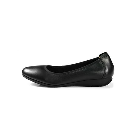 

SIMANLAN Womens Dress Shoes Office Pumps Comfort Casual Shoe Ladies Fashion Women Slip On Black 2.5cm 5.5