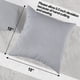 thumbnail image 4 of Fundas de almohada decorativas CARRIE HOME, 46 x 46 cm, color azul marino, juego de 2, 4 of 7