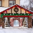 thumbnail image 1 of Bannière de Garage Décorations des Fêtes Décoration Festive Matériau Polyester Résistant aux Intempéries Installation Facile Design Accrocheur pour Célébrations Saisonnières Réunions de Famille Extérieur Intérieur, 1 of 5