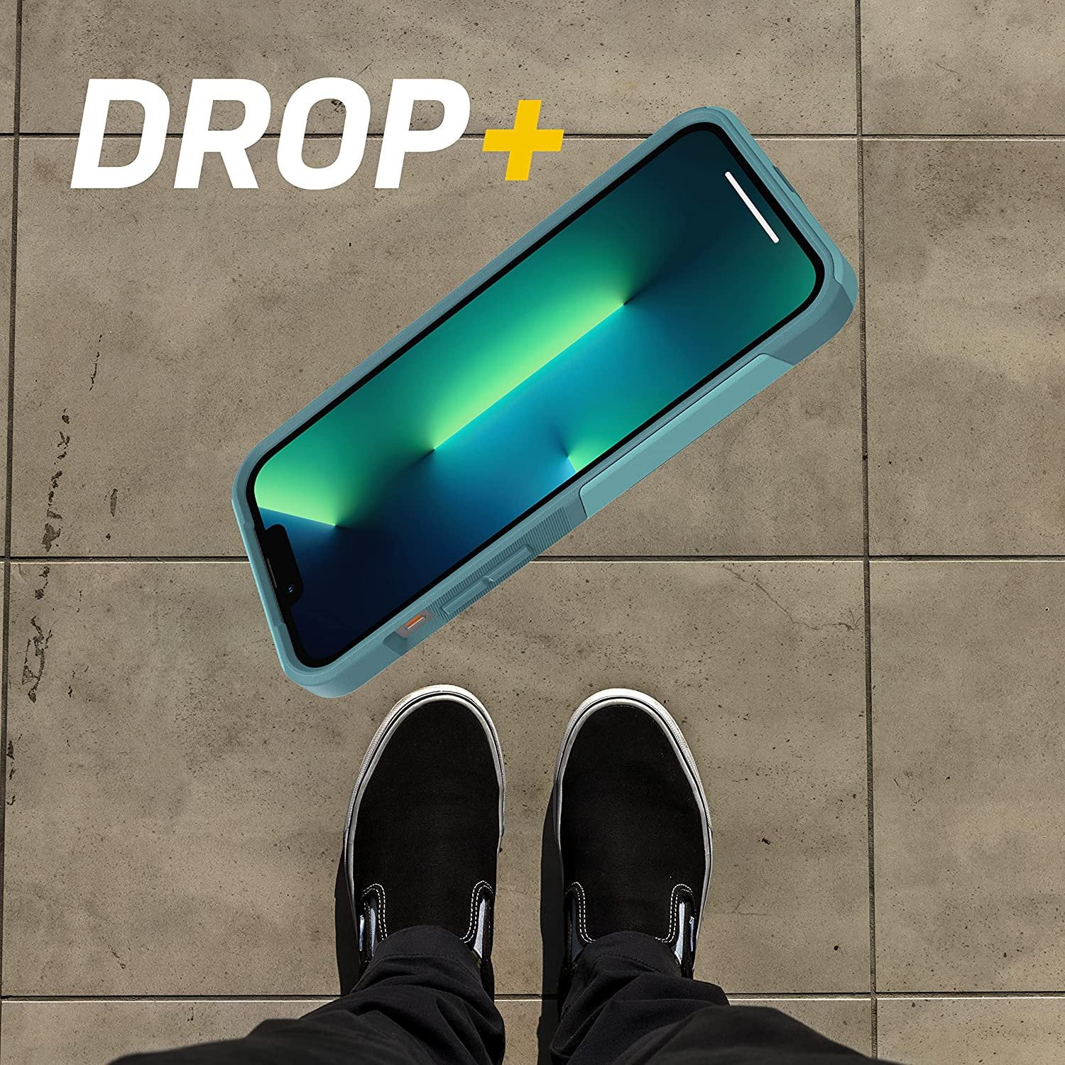 OtterBox COMMUTER SERIES Case for Apple iPhone 13 Pro - Riveting Way (Teal)