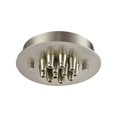 thumbnail image 1 of Illuminaire Accessories 12 Light Small Round Canopy In Satin Nickel, 1 of 2