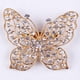 thumbnail image 3 of Broche de diamantes de imitación de cristal elegante para mujer estilo mariposa joyería elegir Color Yinane  Pin de la broche, 3 of 8