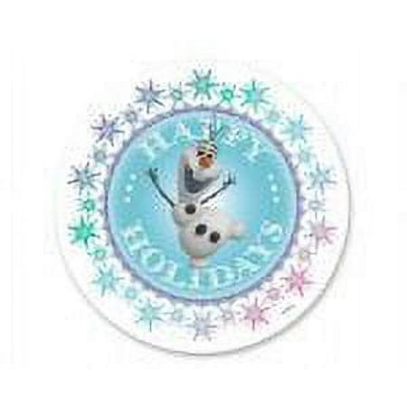 Olaf Happy Holidays -1/4 (Quarter Sheet) Edible Photo Image Cake Decoration