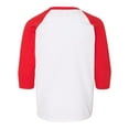 thumbnail image 3 of Youth Heavy Cotton™ 3/4-Raglan Sleeve T-Shirt, 3 of 5