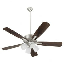 5 Blade Ceiling Fan with Light Kit-18.25 inches Tall and 52 inches Wide Bailey Street Home 183-Bel-5054656