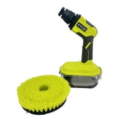 RYOBI 18V Cordless P4500 Telescoping Power Scrubber and P4510 Compact Power Scrubber (Bare Tool)