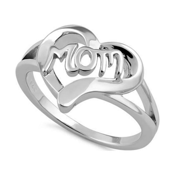 925 Sterling Silver Oxidized Platinum Plated Heart Paw Women Valentines Day Gifts Ring