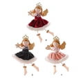 thumbnail image 4 of Inteprter Hogar Oficina pared chimenea Navidad colgante muñeca portátil Navidad colgante decoración Festival ornamento regalo de cumpleaños Kits de decoración para fiestas Negro Inteprter HA069081-02, 4 of 6