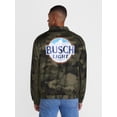 thumbnail image 3 of Busch Light Men's and Big Men's Graphic Windbreaker Jacket with Long Sleeves, Sizes S-3XL, 3 of 6