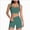 E19--Green, variant on Two Piece Workout Sets For Women Tank Top Matching High Waist Booty Lifting Shorts Gym Yoga Active Wear Outfits Pink ,M