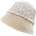 thumbnail image 3 of CoCopeaunts Women Bucket Hat Spring Summer Lace Broken Flower Fisherman Hat Shade Breathable Basin Hat Thin Section Sunscreen, 3 of 8