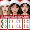 thumbnail image 4 of Daily Mix Store Christmas Glitter Face Stickers Waterproof Temporary Stickers for Festive Party, 4 of 9