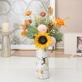 thumbnail image 3 of Florero decorativo para dormitorio, florero de cerámica, maceta coleccionable, soporte de flores, arreglo Floral para restaurante, Bar, cocina, Estilo B, 3 of 8