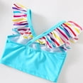 thumbnail image 6 of Girls Swimsuit 2 Piece Bikini Beach Girls Striped Bathing Suit Cute Summer Swimsuits Little Girls Swimsuits Size 5-6 Years, 6 of 6