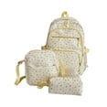 thumbnail image 3 of Teen Girls Backpack For School Polka Dot Cute Lightweight Large Capacity Student Backpack Fresh Minimalist Daypack For High School Teen Girls, 3 of 9