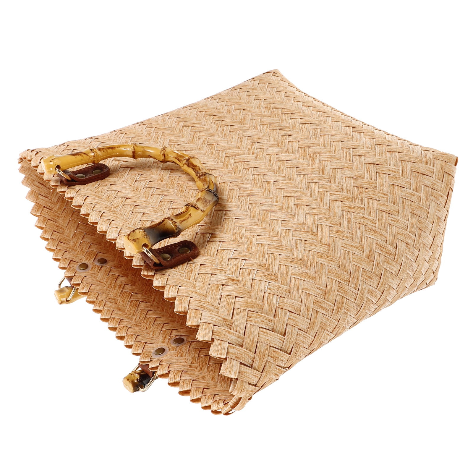 WHAMVOX  Crochet Bags for Women French Straw Woven Travel Vacation