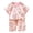 Light Pink, variant on Piomll Outfit Sets For Girls Casual Playwear Animal Print Elastic Waist Pants Spring Summer Kids Clothes