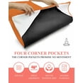 thumbnail image 3 of Orange Yoga Towel for Hot Yoga Non Slip, Pure Orange Yoga Mat Towel Absorbent Yoga Sweat Towels Microfiber Hot Yoga Blanket for Bikram Pilates 26"x74", 3 of 7