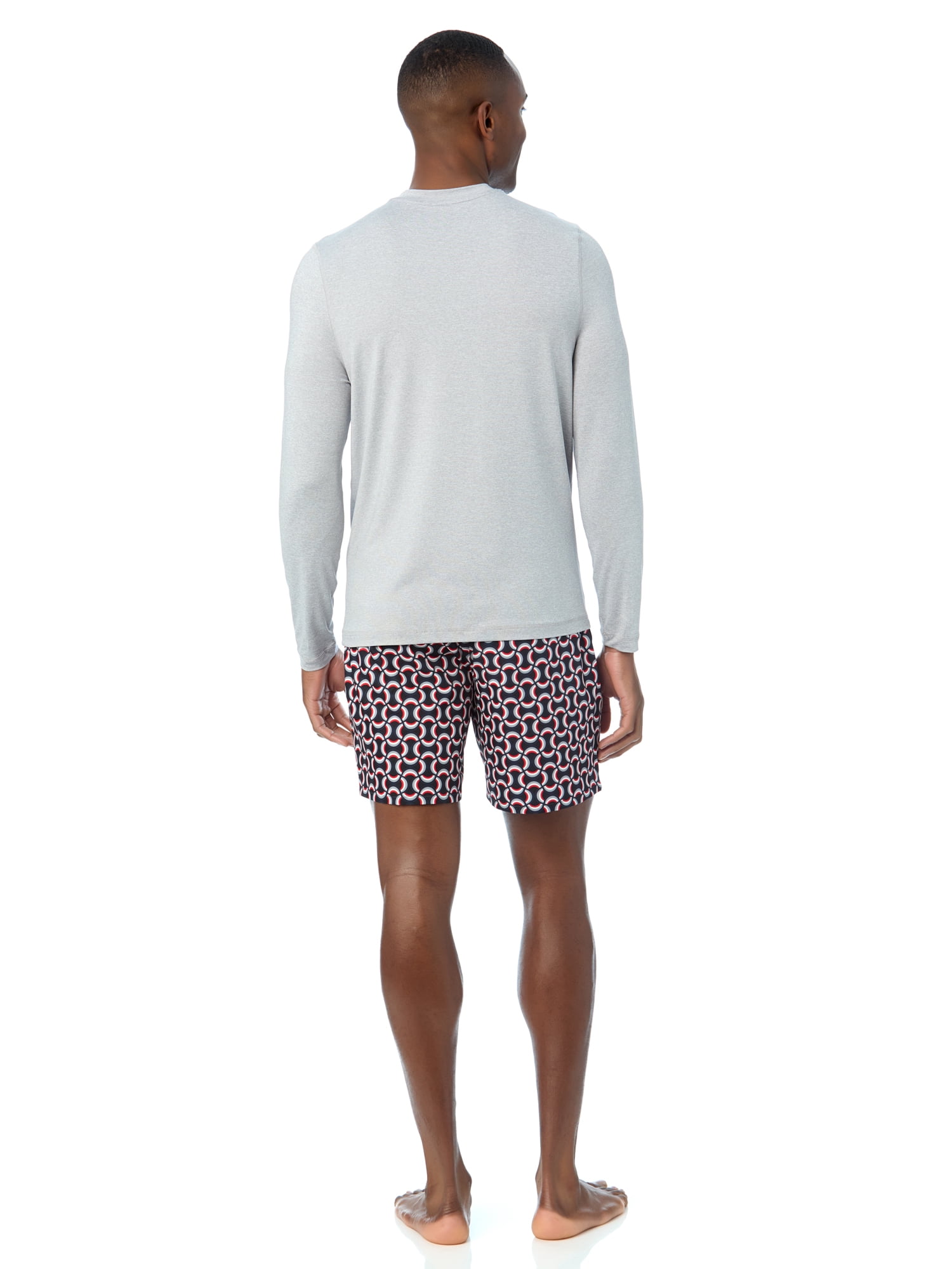 Men's and Big Men's Reebok Long Sleeve Rashguard, Sizes S-3XL