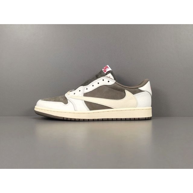 Fashion AJ1 Retro Low Travis Sc0tt Reverse Mocha Unisex Sneakers