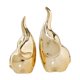 thumbnail image 1 of 2 figuras de elefante de cerámica para decoración de escritorio, ideal como regalo para TV. dorado, 1 of 9