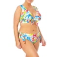 thumbnail image 4 of Time and Tru Women's and Women's Tie Front Bikini Swim Top with Wide Straps, 4 of 4