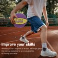 thumbnail image 4 of Durable Rubber Basketball With Easy Grip, Sweatproof Sports Ball For Training, Teenagers, 4 of 8