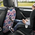 thumbnail image 5 of blue record rock Skull Mats Back Seat Protectors, Car Seat Protector Vehicle Organizers Waterproof Cover Back Seat Cover for Kids with 3 Storage Pockets 2 Pack, 5 of 5